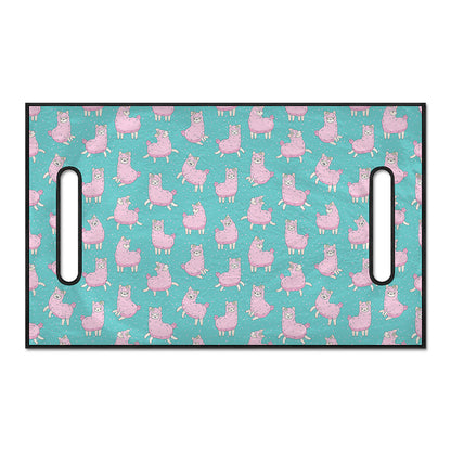 Cute Pink Llama Pattern Print Golf Cart Seat Cover