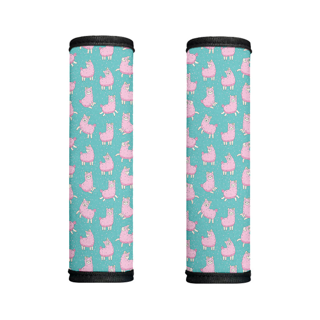 Cute Pink Llama Pattern Print Handle Covers