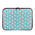 Cute Pink Llama Pattern Print Laptop Sleeve