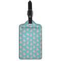 Cute Pink Llama Pattern Print Luggage Tag
