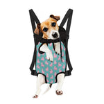 Cute Pink Llama Pattern Print Pet Carrier Backpack
