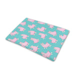 Cute Pink Llama Pattern Print Pet Cooling Mat Cover