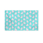 Cute Pink Llama Pattern Print Polyester Flag