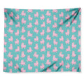 Cute Pink Llama Pattern Print Tapestry