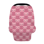 Cute Pink Pig Pattern Print Baby Seat Cover