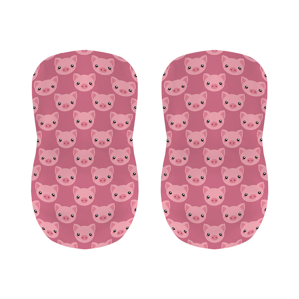 Cute Pink Pig Pattern Print Bar Stool Covers