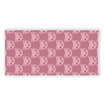 Cute Pink Pig Pattern Print Beach Towel