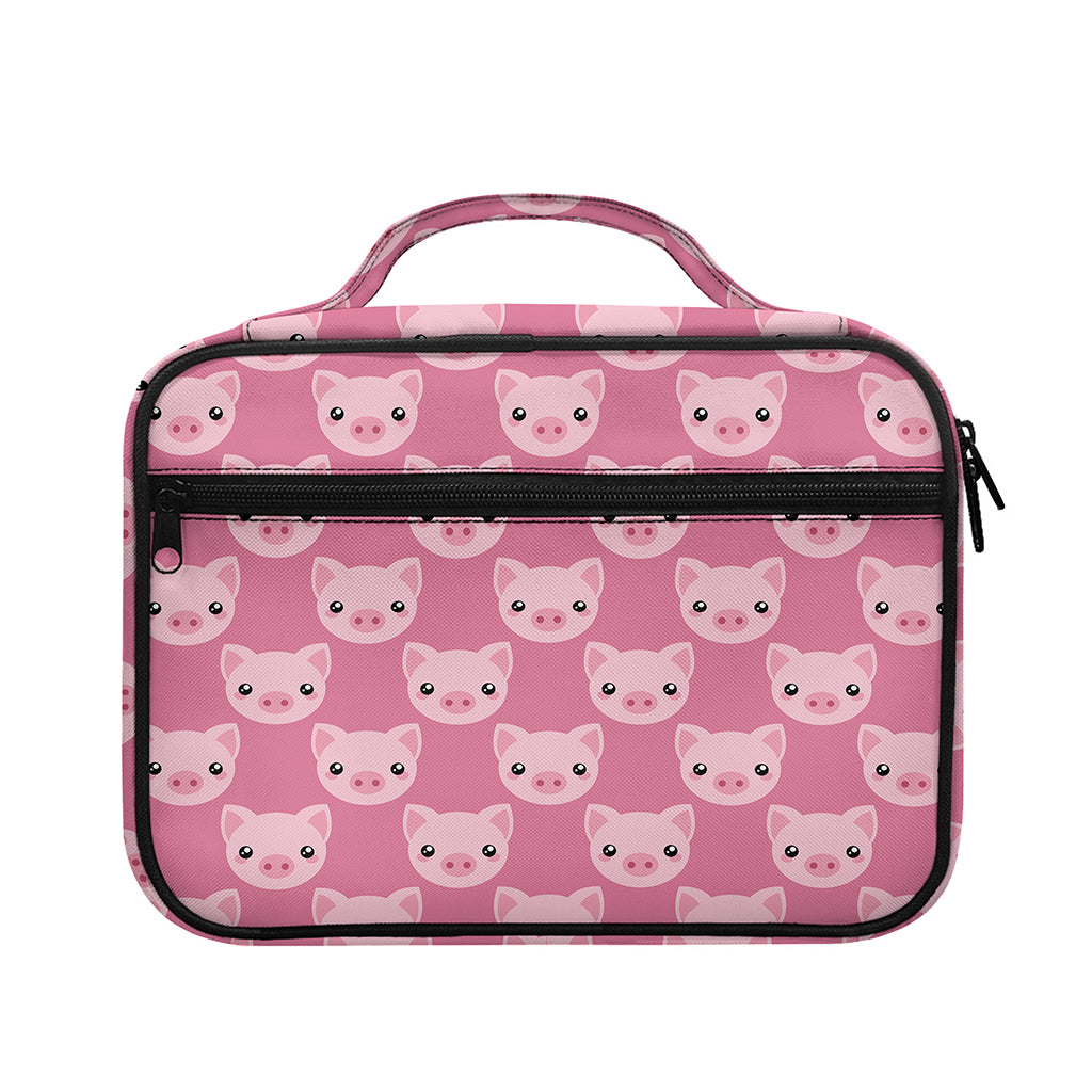 Cute Pink Pig Pattern Print Briefcase Bible Bag