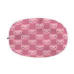 Cute Pink Pig Pattern Print Car Side Mirror Covers