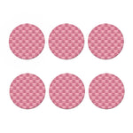 Cute Pink Pig Pattern Print Coaster Set