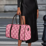 Cute Pink Pig Pattern Print Duffle Bag