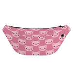 Cute Pink Pig Pattern Print Fanny Pack