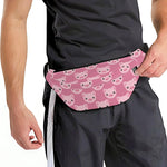 Cute Pink Pig Pattern Print Fanny Pack