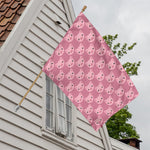 Cute Pink Pig Pattern Print House Flag