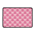 Cute Pink Pig Pattern Print Kitchen Mat