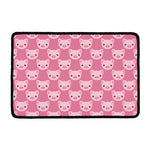 Cute Pink Pig Pattern Print Kitchen Mat
