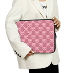 Cute Pink Pig Pattern Print Laptop Sleeve