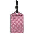 Cute Pink Pig Pattern Print Luggage Tag