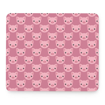 Cute Pink Pig Pattern Print Mouse Pad
