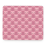 Cute Pink Pig Pattern Print Mouse Pad
