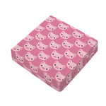 Cute Pink Pig Pattern Print Outdoor Seat Cushion Cover