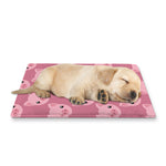 Cute Pink Pig Pattern Print Pet Cooling Mat Cover
