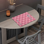 Cute Pink Pig Pattern Print Placemat