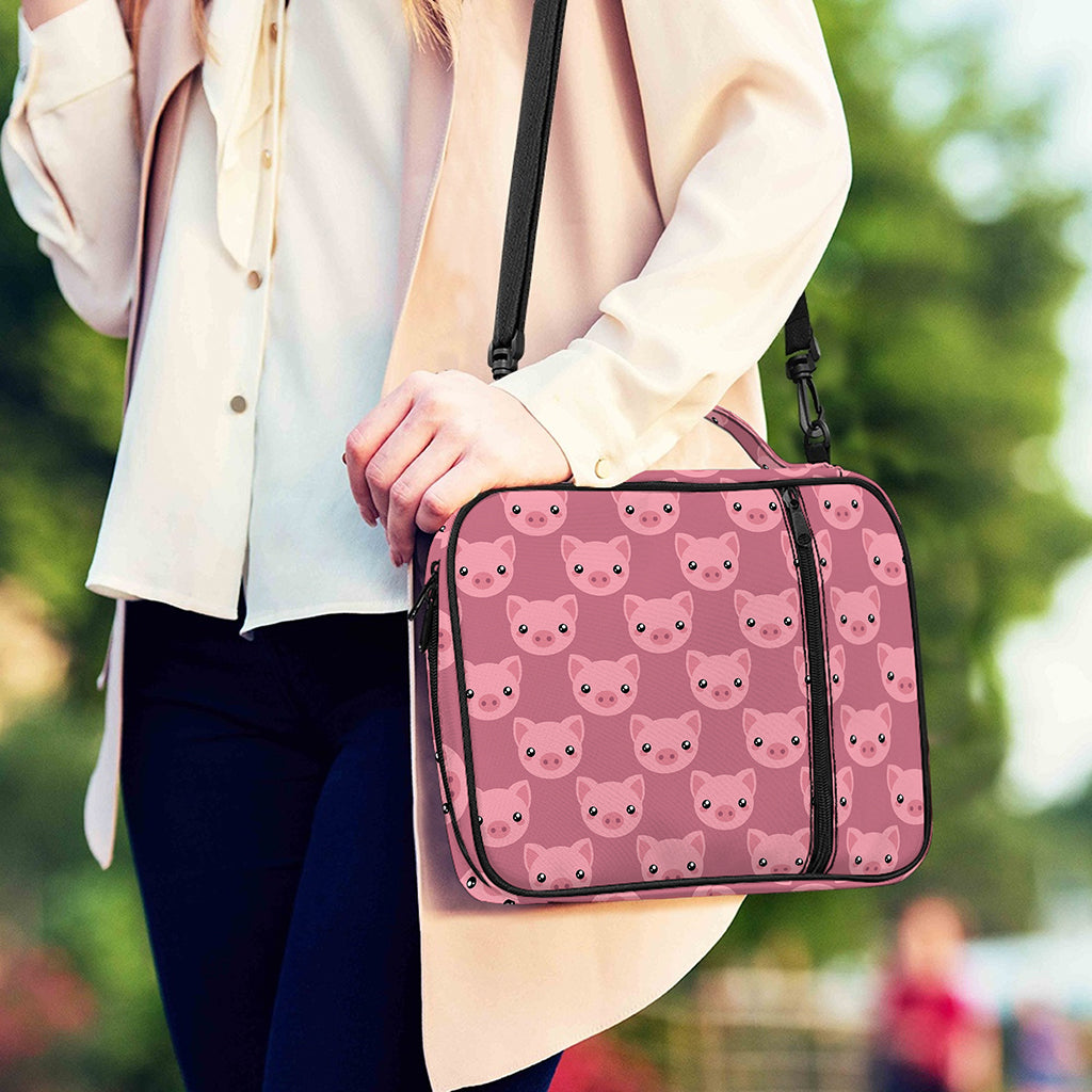 Cute Pink Pig Pattern Print Shoulder Strap Bible Bag