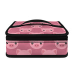 Cute Pink Pig Pattern Print Small Lunch Bag