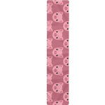 Cute Pink Pig Pattern Print Table Runner