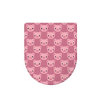 Cute Pink Pig Pattern Print Toilet Lid Cover