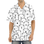 Cute Polar Bear Pattern Print Aloha Shirt