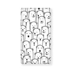 Cute Polar Bear Pattern Print Baby Crib Sheet