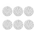 Cute Polar Bear Pattern Print Coaster Set