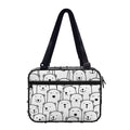 Cute Polar Bear Pattern Print Double Strap Bible Bag