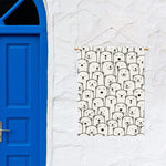 Cute Polar Bear Pattern Print Garden Flag