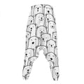 Cute Polar Bear Pattern Print Hammer Pants