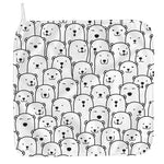 Cute Polar Bear Pattern Print Hand Towel