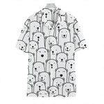 Cute Polar Bear Pattern Print Hawaiian Shirt
