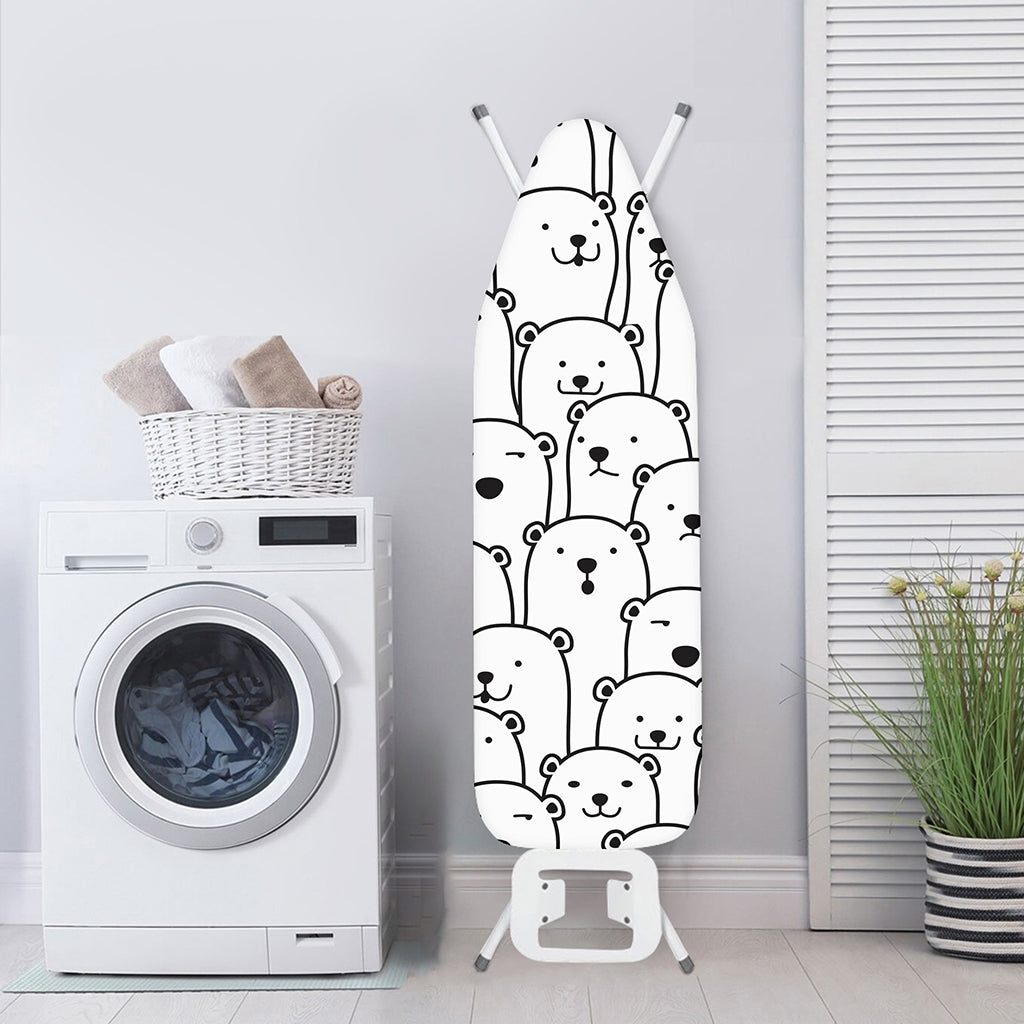 Cute Polar Bear Pattern Print Ironing Board Cover