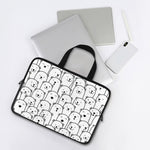 Cute Polar Bear Pattern Print Laptop Sleeve With Handle
