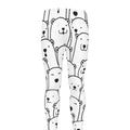Cute Polar Bear Pattern Print Men's Leggings