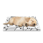 Cute Polar Bear Pattern Print Pet Cooling Mat Cover