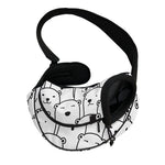 Cute Polar Bear Pattern Print Pet Sling Carrier