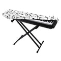 Cute Polar Bear Pattern Print Piano Keyboard Cover