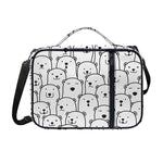 Cute Polar Bear Pattern Print Shoulder Strap Bible Bag