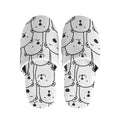 Cute Polar Bear Pattern Print Slippers