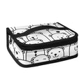 Cute Polar Bear Pattern Print Small Lunch Bag