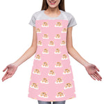 Cute Polka Dot Baby Bear Pattern Print Adjustable Apron