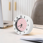 Cute Polka Dot Baby Bear Pattern Print Alarm Clock
